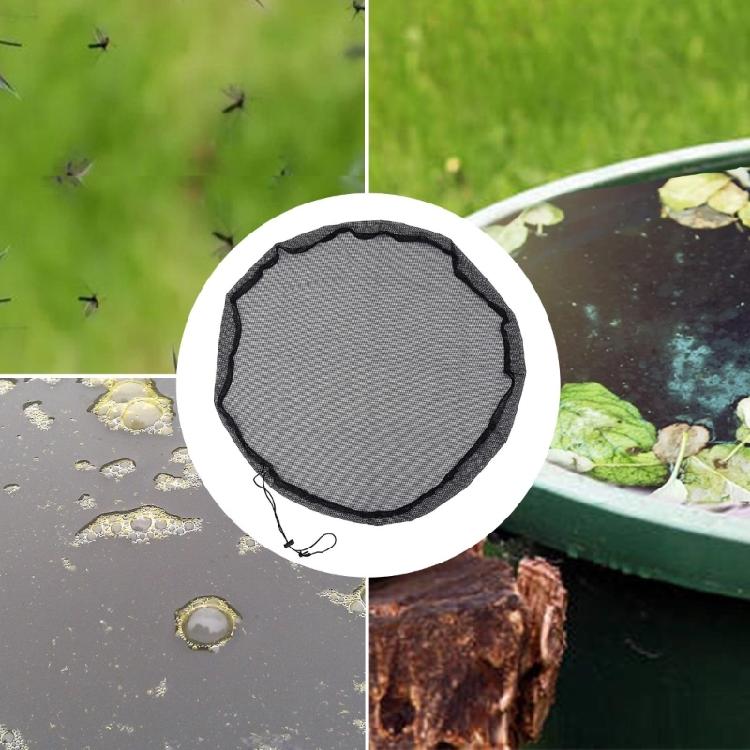 Rain Bucket Netting Screen Mesh Covers for Preventing Fallens Leaf Debris