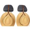 Sombrero de Vaquero Colgante Cinturón Soporte de Almacenamiento Cuero PU Duradero Exhibidor Organizador Estante Para Hombres Mujeres Protección Solar Uso Exterior