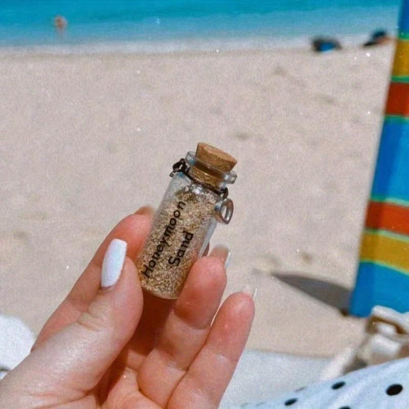 Honeymoon Keepsake Unique Wedding Travel Gift Small Sand Bottle Bride Gift Couple Gift Vacation Sand Jar Beach Honeymoon Memory