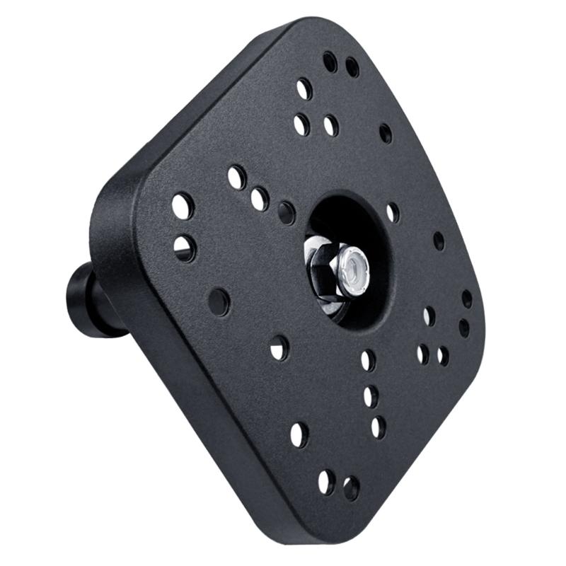 Marine Electronic Fish Finder Mount Plate Boats Fish Finder Mount Bracket Fish Finder Mount Base, 360 Degree Adjustable