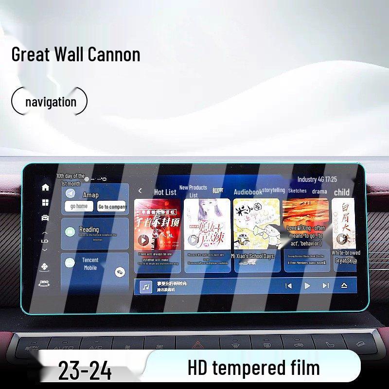 2024 Great Wall PO Center Console Navigation Screen Protector Film
