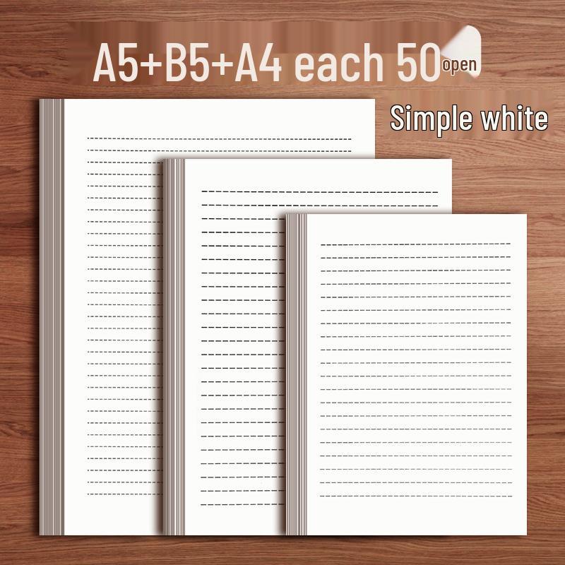Retro Cowhide Letter Paper: Elegant A4/B5 Stationery for Romantic Handwritten Messages