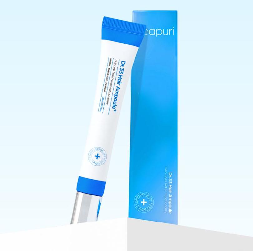 Seapuri Dr.33 Hair Loss Care Ampoule 20ml – Anti Hair Loss Scalp Treatment from Korea