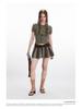 HeyHenry 2025 Retro Short Sleeve Knit Sweater - Slim Fit Cable Knit Top for Women