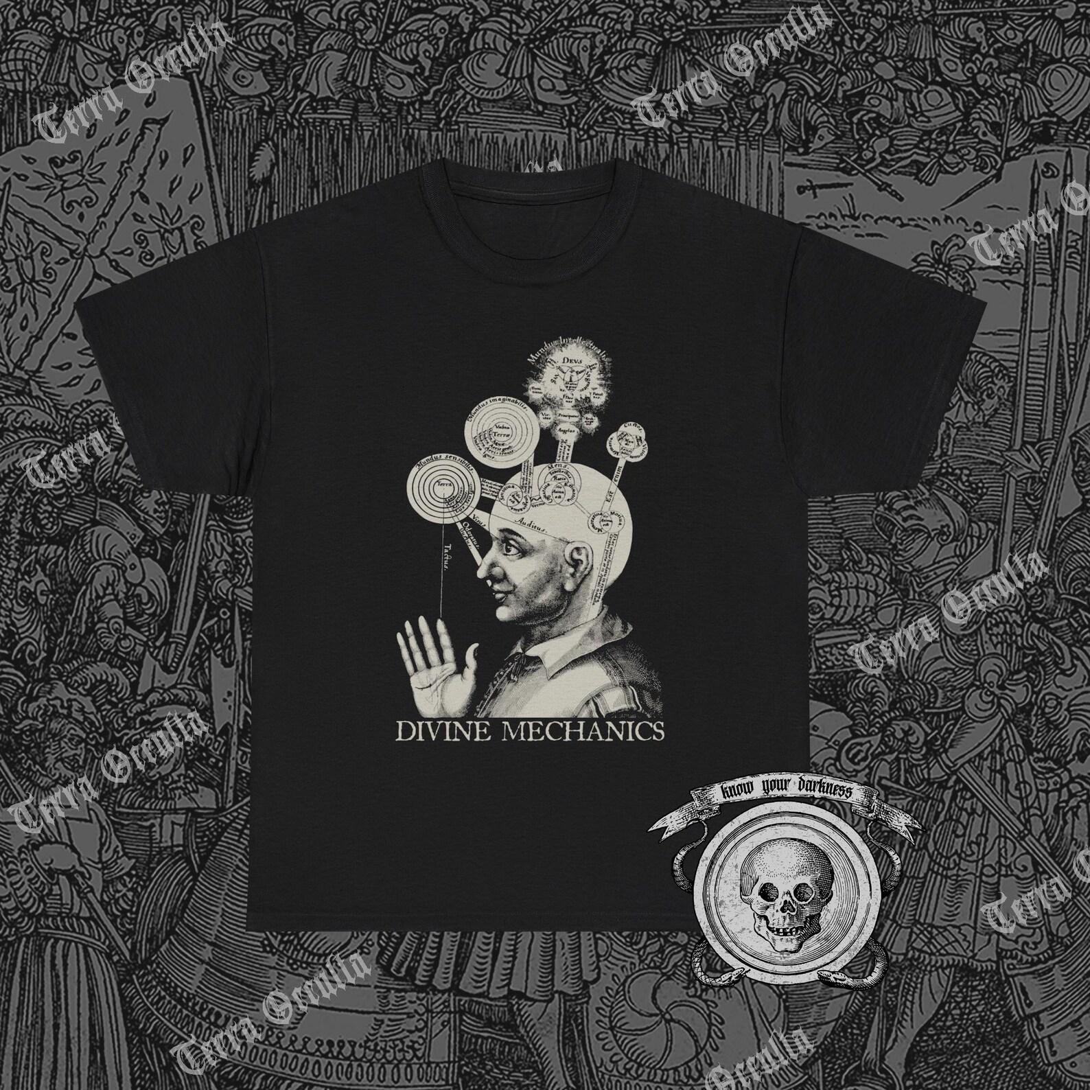 Divine Mechanics Shirt, Diagram of the Human Mind, Robert Fludd, Utriusque Cosmi 2XL
