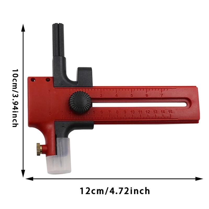 1PC Circle Cutter Adjustable Circular Cutting Tool for Making Fabric Crafts DIY Scrapbook Art Craft Tool Circle Paper Cutter