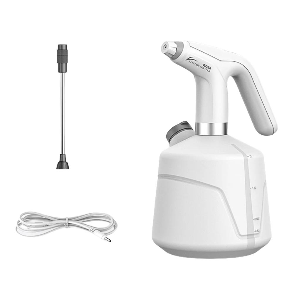 2L/0.9L PET Spray Bottle 1200mah Battery Household Watering Bottle 8h Working Time 360 Degree Rotating Nozzle for Garden Park