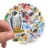 10/50Pcs Watercolor Style Mixed Cute Bird Stickers Graffiti for DIY Luggage Laptop Skateboard Motorcycle Bicycle Stickers