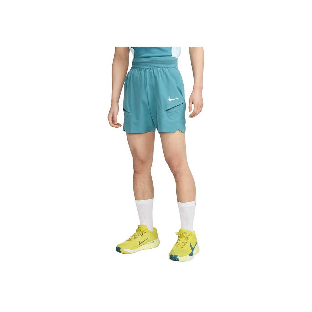 Nike Logo Quick-Dry Split Hem Solid Color Shorts Men Shorts Military Light-Blue FZ6900-379