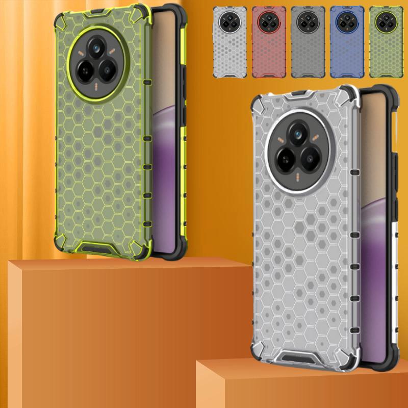 Shockproof Armor Case For Realme 14 Pro 5G Soft TPU Bumper Clear Hard PC Cover for Realmi Real me Realme14 Pro+ Plus 5G Coque