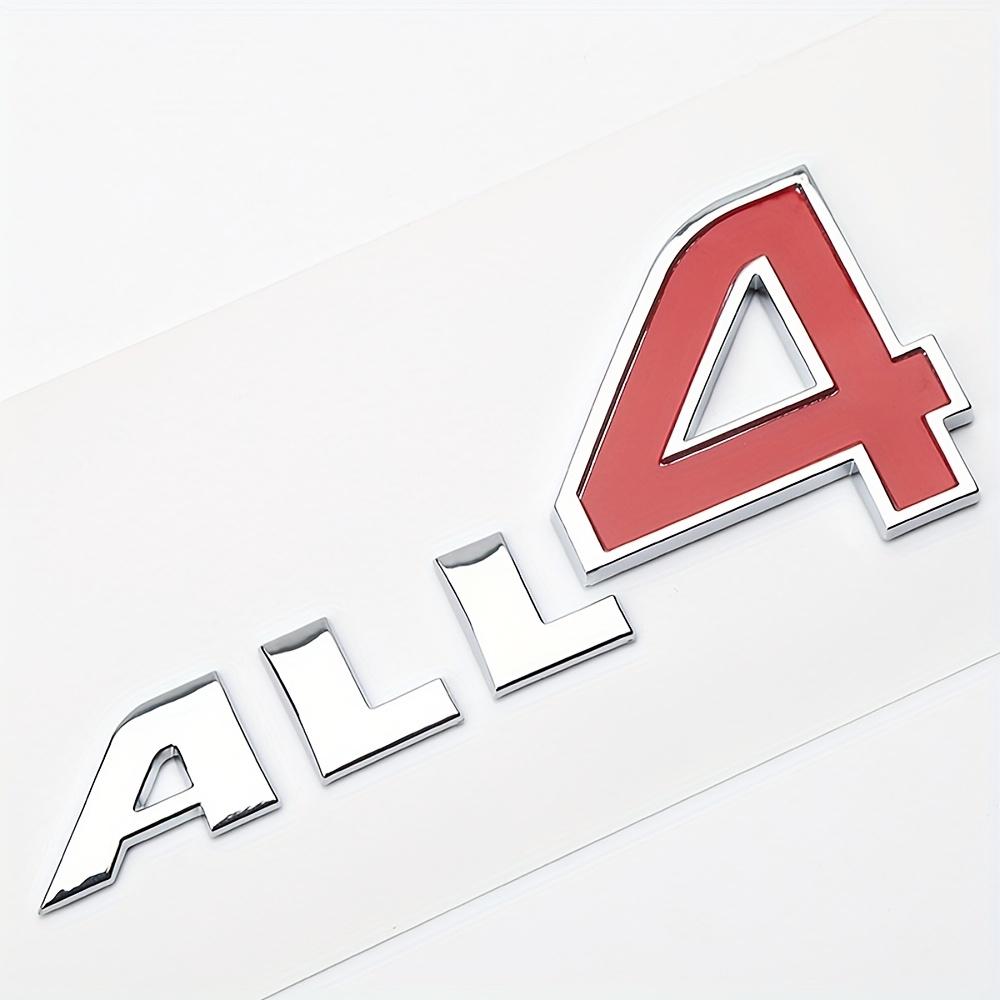 Car ABS ALL4 Logo Side Door Decal Trunk Sticker for C-ooper S R60 F60 F54 R56 R57 Countryman CLUBMAN Car Styling Accessories