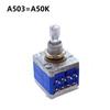1 Stück Lautstärkepotentiometer A20K/B20K/A50K 8-Pin Für Audio-Systemzubehör Instrumententeile Einfache Installation