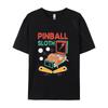 Pinball Lover Gaming Lover Pinball Tshirts Vintage Gift Rife Casual T Shirts Cotton Mens Tees Printed On