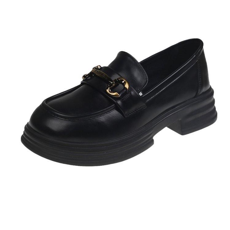 Platform women's new spring and autumn 2025 Mary Jane single shoes college small leather shoes