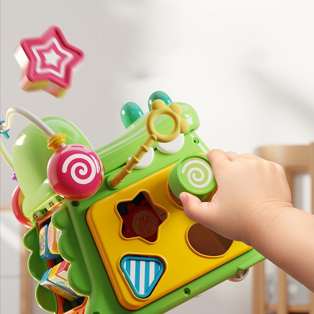 Children's Multifunctional Hand Drum Six Or Seven Drums Baby Drum Baby Early Education Educational Toys Polyhedron