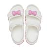 Crocs Resin Comfortable and Versatile Children's Sandals White Pink Children's Model