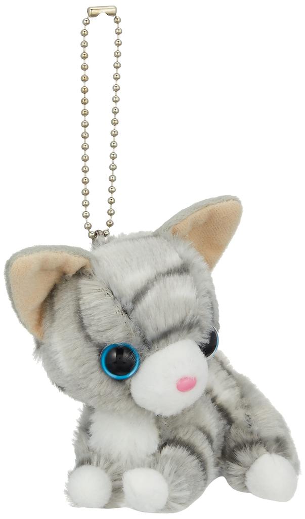 Naito Design Institute is Little Mascot Gray Cat Plush Approximately 8cm Long "Together good" Toy,