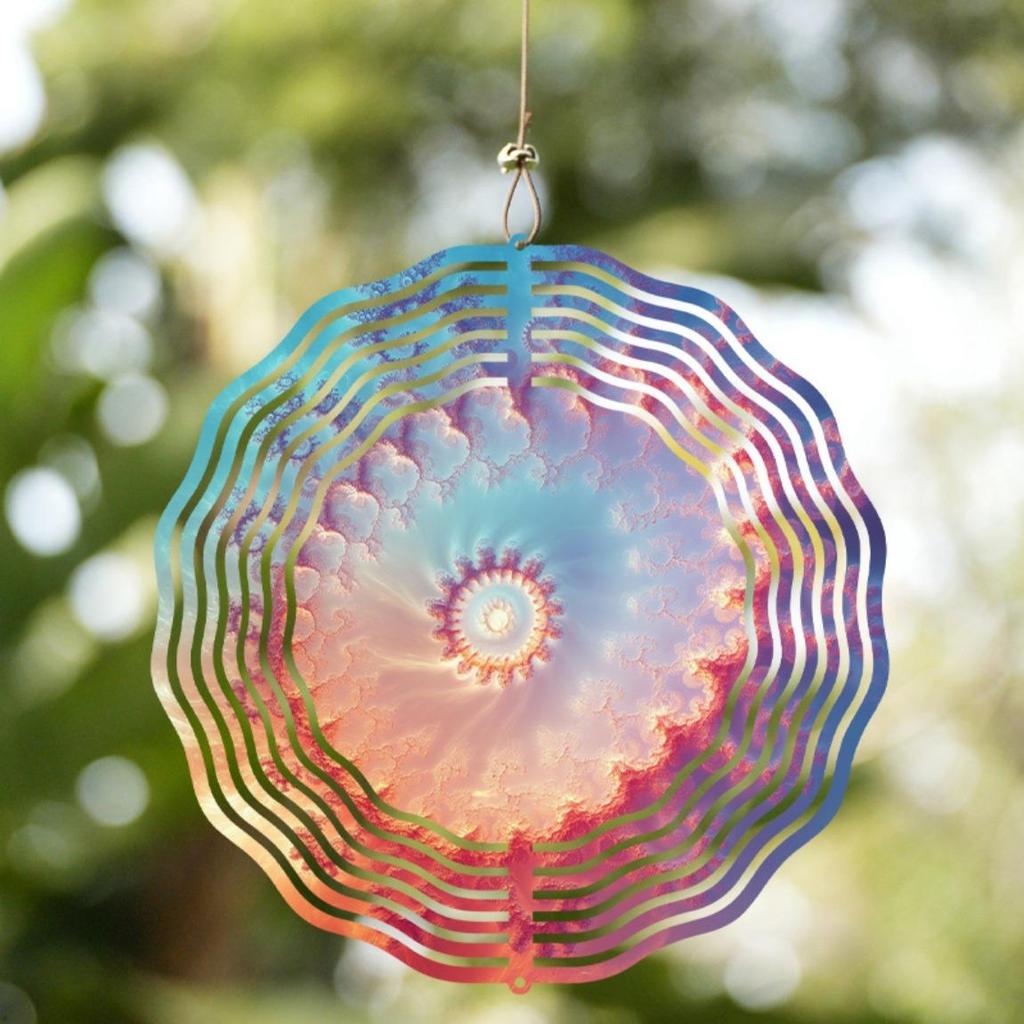 10 Inch Wind Chime for Outdoor Decor Hanging Balcony Courtyard Garden Spring Summer Gift for Friends and Family