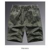 Pantaloncini Cargo Mimetici da Uomo Vita con Coulisse Tasche Multiple Leggeri Casual da Esterno