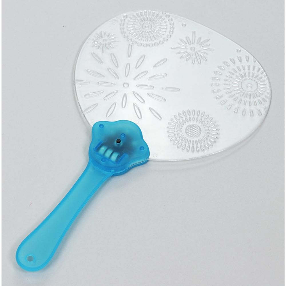 Artec Craft Fan 7305 Fan, Light-Up (Fireworks Design), Transparent,