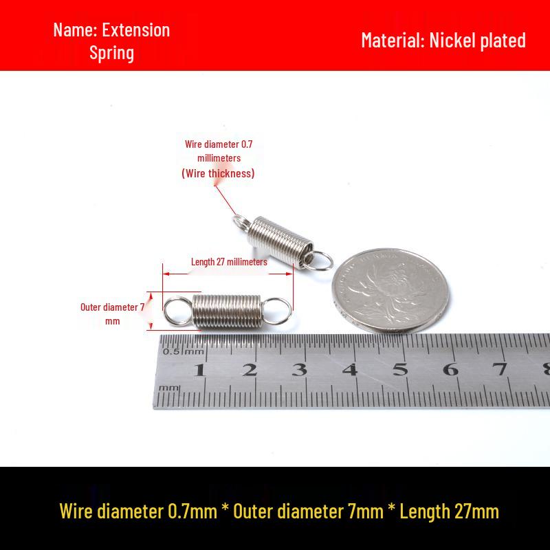 Stainless Steel Spring Hook for Microwave Oven Handle, Wire Diameter 0.6/0.7
