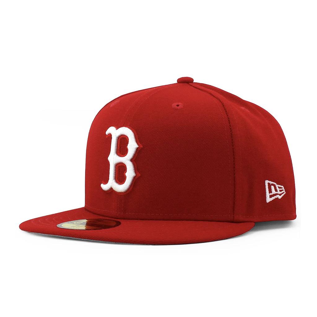New Era 59FIFTY Boston Red Sox MLB Fitted Size 8 5950 Team-Basic Cap, Red, (Approx. 63.5cm), (Used)