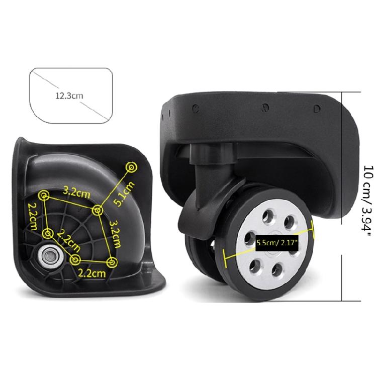 Replacement Luggage Box Wheels 360 Degree Spinner Repair Kit Heavy Duty Wheels