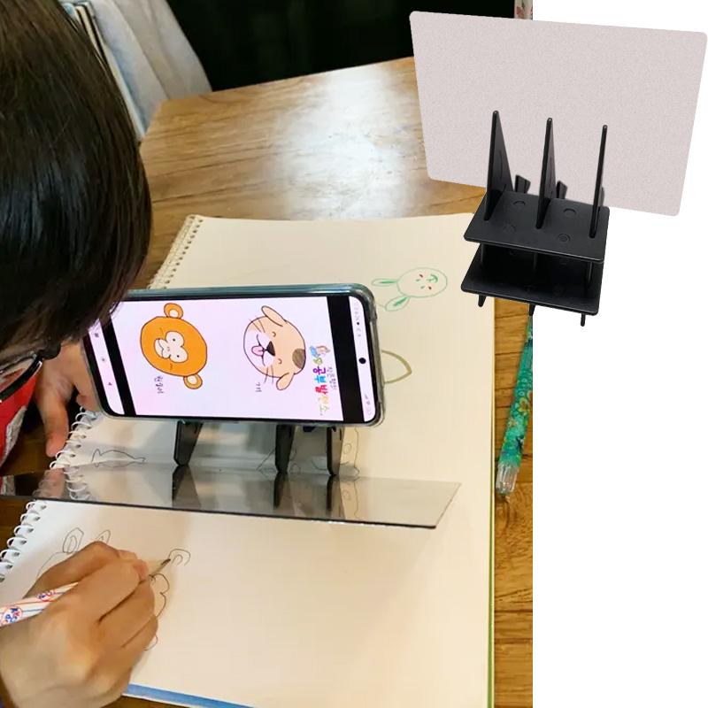 Children Projection Drawing Copy Board Projector Painting Tracing Board Sketch Specular Reflection Dimming Bracket Montessori Style Playthings