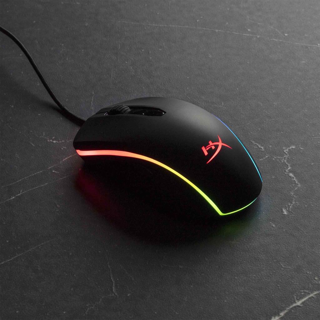 HyperX Pulsefire Surge RGB Gaming Adjustable Omron Mouse, Optical, DPI, Switches, 2-Year Warranty, HX-MC002B (4P5Q1AA)