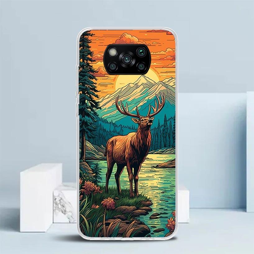 

Deer Hunting Camo Soft Cover for Xiaomi Poco F7 Ultra X7 X6 X5 Pro M7 Phone Case Redmi 15 15C 13 13C 12 12C 10 10C Print Shell P Redmi 12