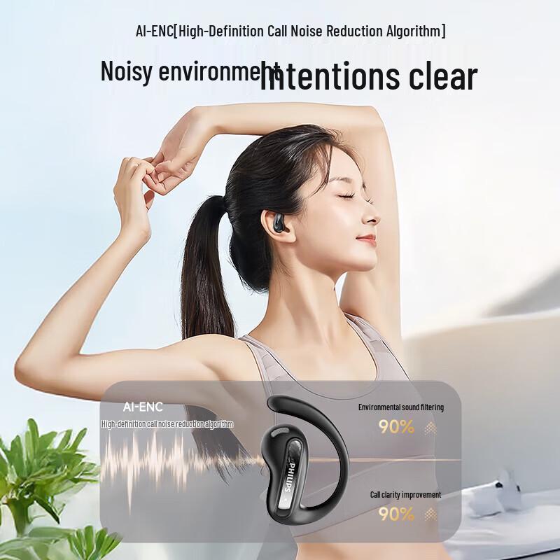Philips TAQ2120 Open-Ear Bluetooth Sports Headphones