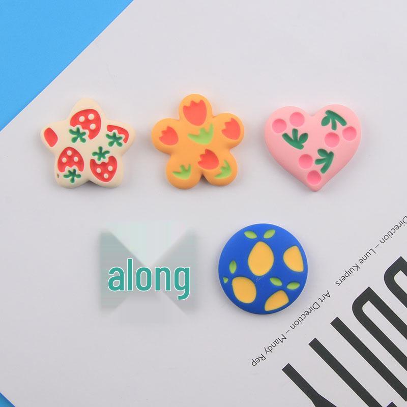 Large Drip Oil Flower Resin Accessories: Phone Case, Hair Tie, Hair Clip, Jewelry, Cup Sticker, Pencil Box