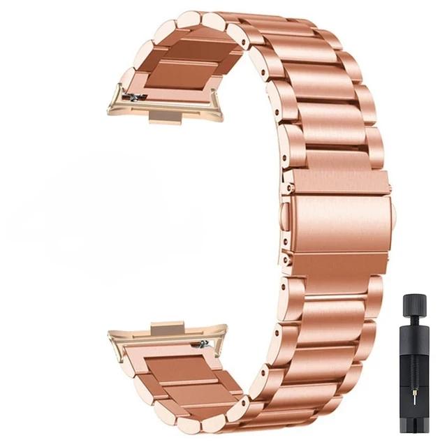 Metal Strap for Redmi Watch 5/Redmi Watch 4 Adjustable Stainless steel Bracelet for Xiaomi Mi Band 9 Pro/Mi Band 8 Pro Wristband