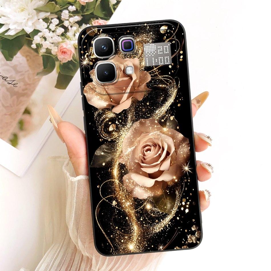For Infinix Note 60 Pro Note60 Cute Cat Flower Cartoon Phone Case For Infinix Note 60 60Pro 5G Soft Silicone Covers Bumpers