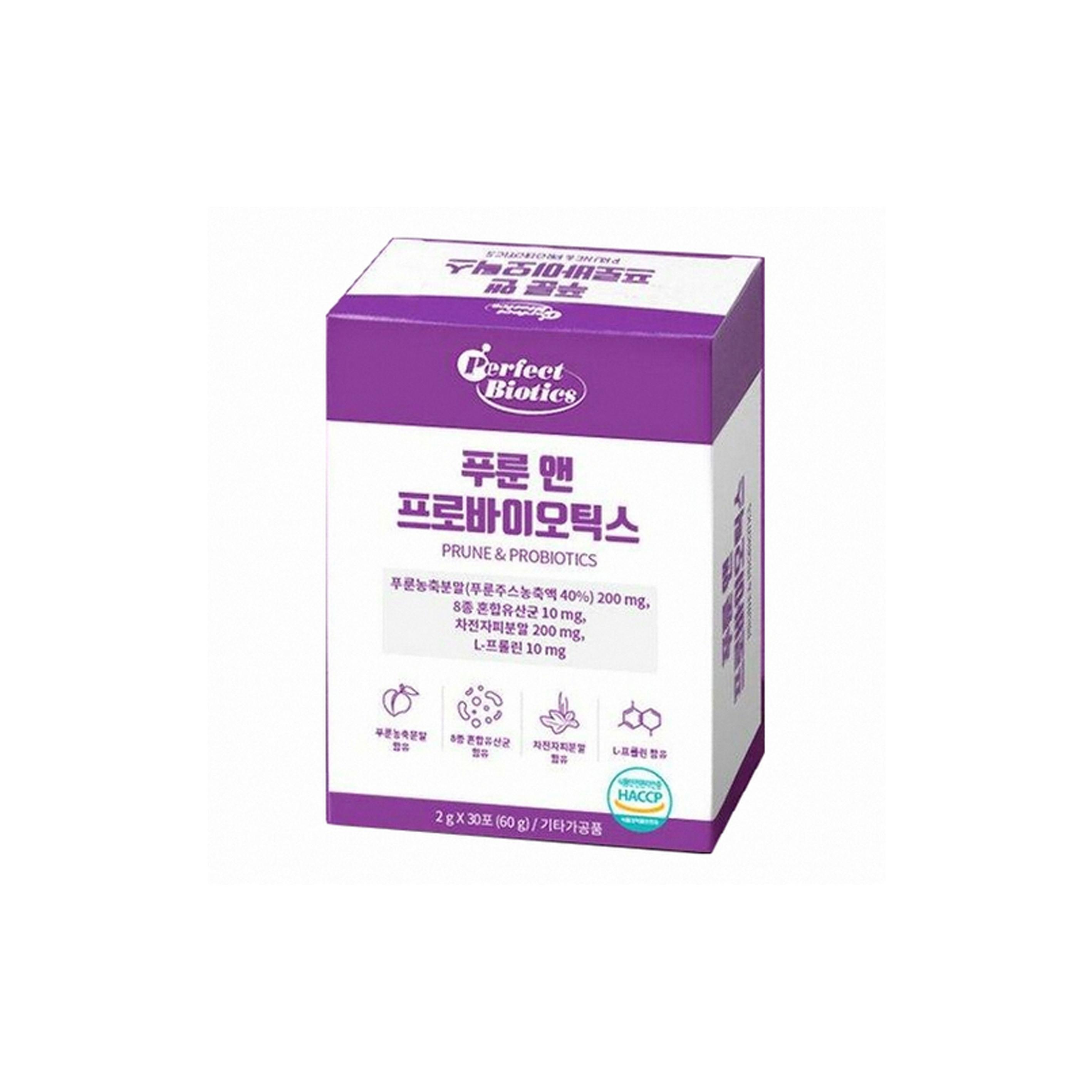 

вітамінне село Perfect Biotics taylor prune & Probiotics 2г х 30шт фіолетовий