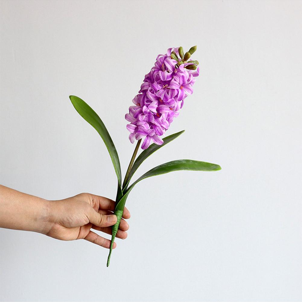 Artificial Hyacinth 3d Realistic Colored Flower Home Garden Fence Restaurant Banquet Hotel Wedding Simulation Decoration Flower