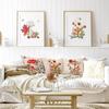Tudomro 4 Pcs Mushroom Pillow Case 18 x 18 Inch Decorative Square Couch Pillow Cover Cute Cotton Linen Throw Pillowcase for Sofa Living Room Bed