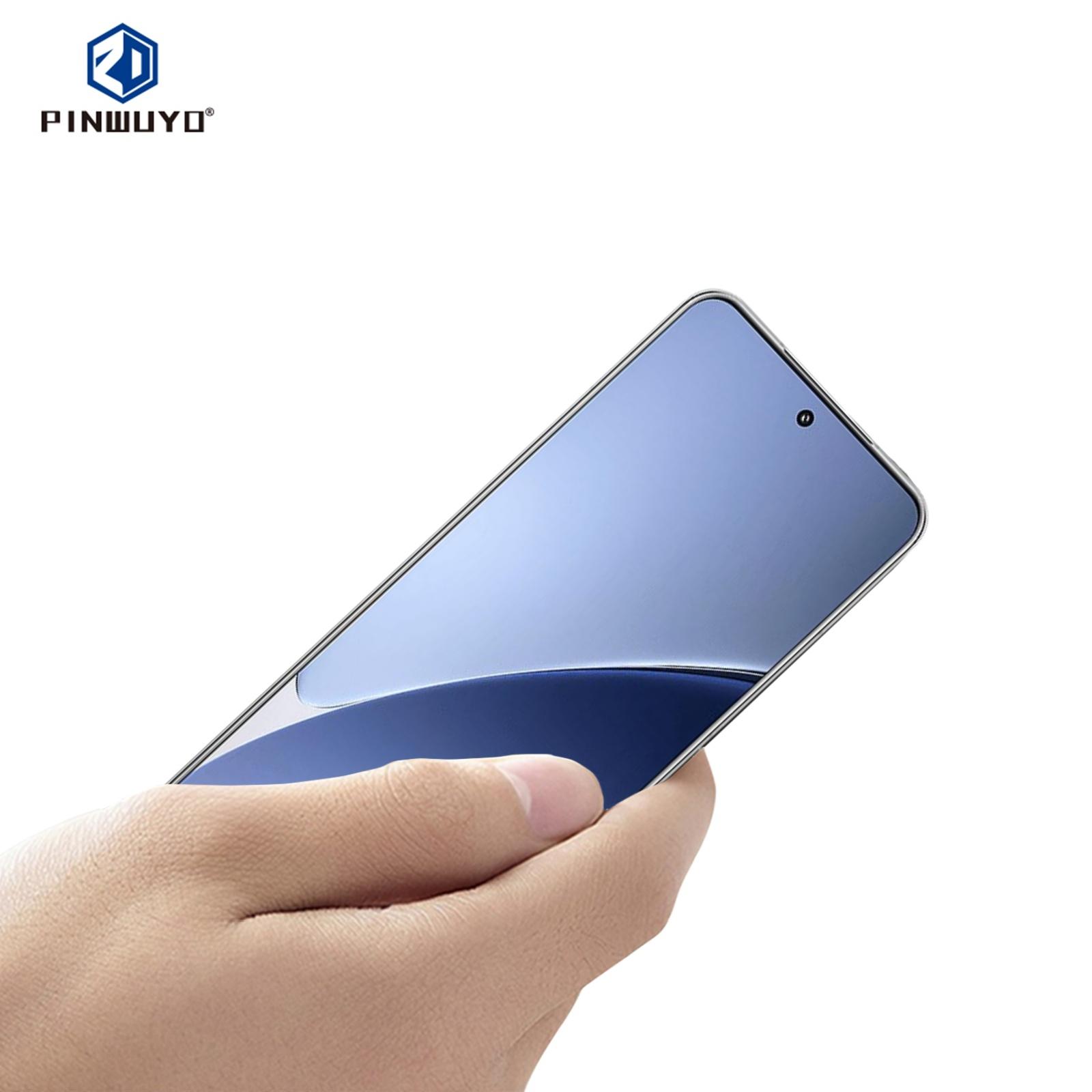 

For Xiaomi 15 Pro Screen Protector PINWUYO 3D Hot Bending Tempered Glass Film Black