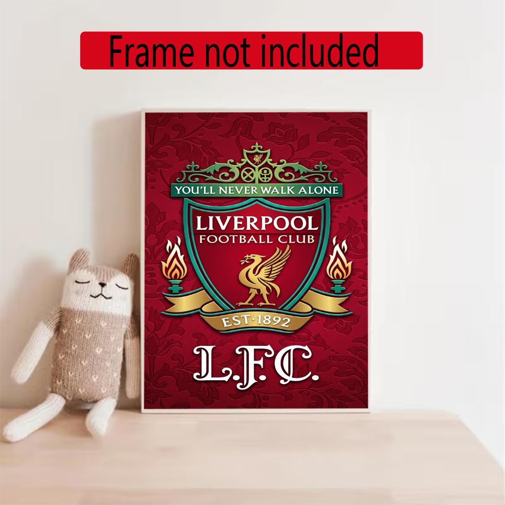 Liverpool Team Personalized Name Round Diamond Painting Kit Diamond Embroidery Painting Rhinestones Mosaic Frameless Handwork Decoration Arts
