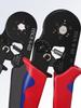 European Tube Crimping Pliers for Quick Manual Wiring with Pin-Type Clips