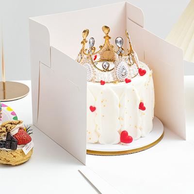 Átlátszó tortadoboz fedéllel, Születésnapi torta csomagolódoboz, Átlátszó sütő- és doboz tortákhoz, desszertekhez és parti finomságokhoz