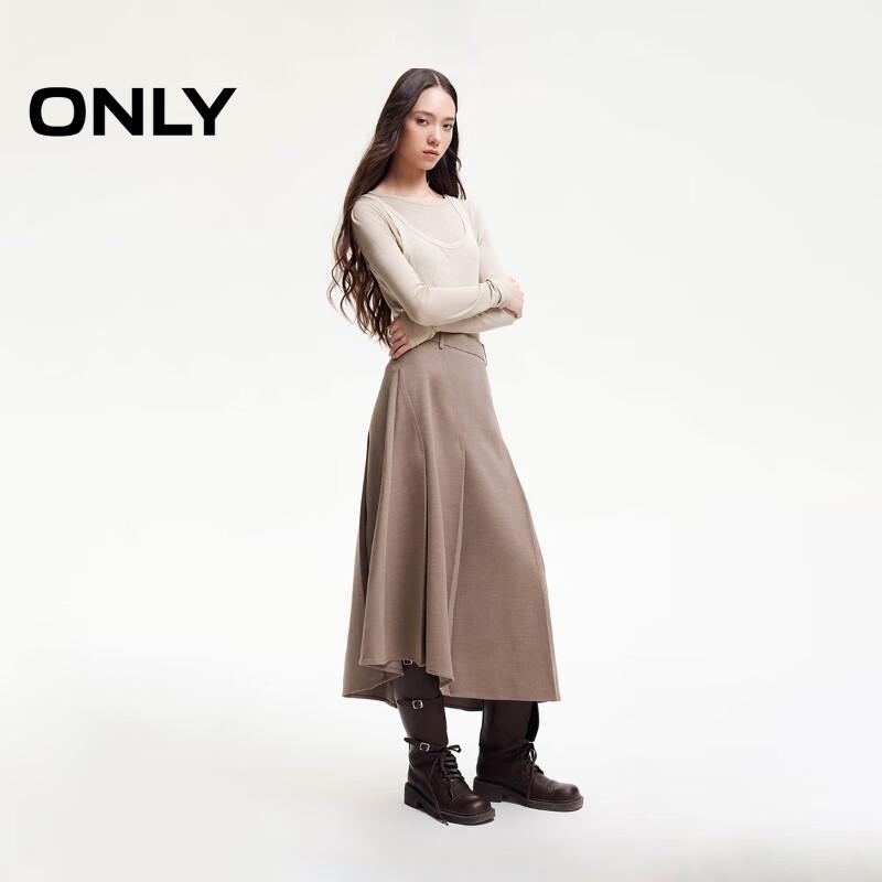 Only Fustă Asimetrică A-Line cu Talie Înaltă pentru Iarna 2024