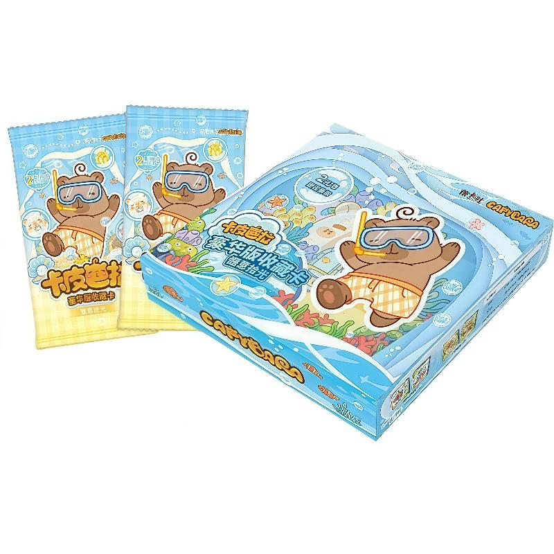 Official Genuine Capybara Comfort Time Series Card Comics, Holiday Gifts, Cute Boys and Girls Collection Toy Cards, Box
