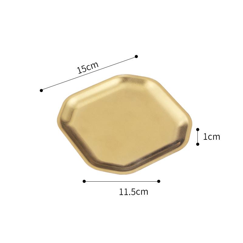 304 Čtvercový talíř na občerstvení z nerezové oceli Talíř na odkládání jídla Talíř na namáčení omáčky Talíře na koření Kuchyňské doplňky