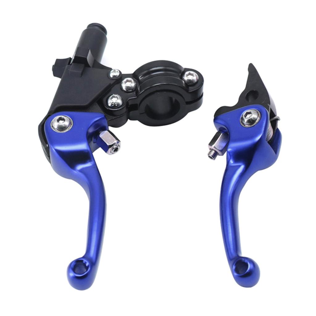 Clutch Brake Lever Set, Aluminum Alloys Foldings Brake Lever Fits for 22mm 7/8inch Handlebar Motorbike Scooters