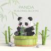 New Creative MINI Chinese Animal Panda Model Building Block MOC DIY  Diamond Bricks Toys for Children Boys Girls Gifts