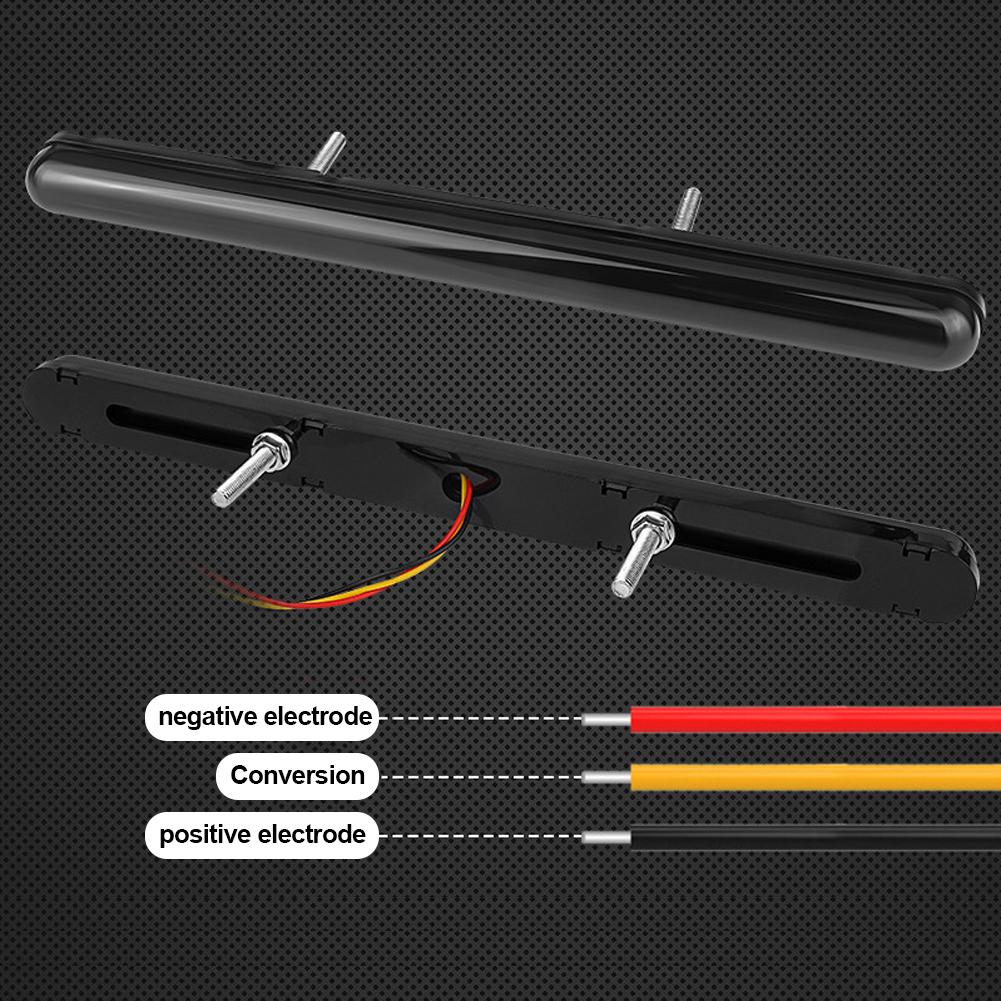 Auto LED Rücklicht 2 in 1 Bremslicht DRL Fahrlicht Lauflicht Blinker Rot Gelbes Licht Für LKW Anhänger Bus 12V-24V