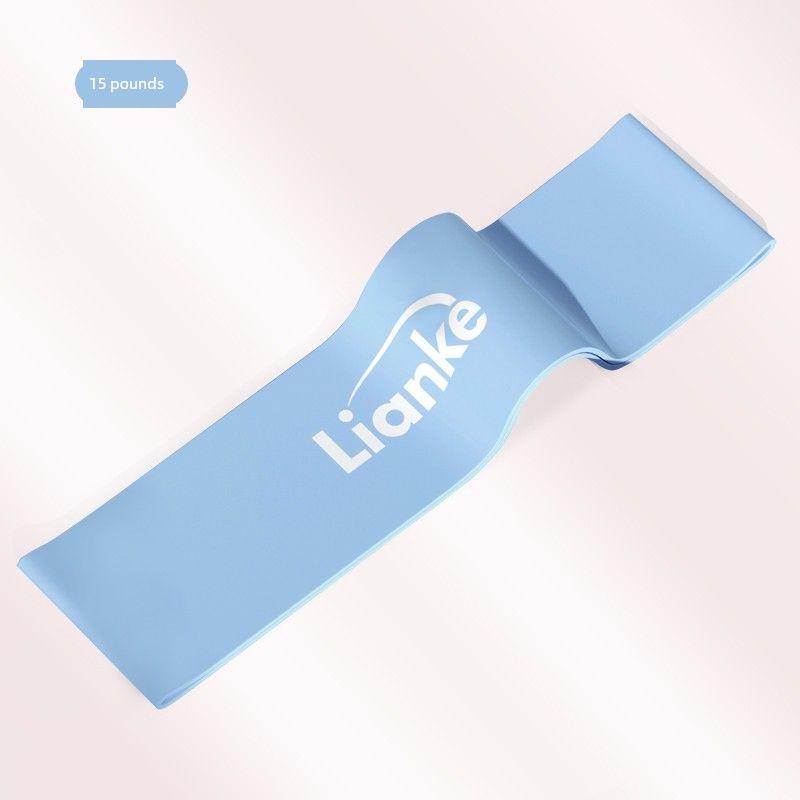 

Elastic Force Circle Squat Training Tension Band Yoga Elastic Band Resistance Band Fitness Female Stretch Hip Training Hip Lifting Blue/15 Pounds