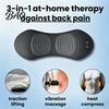 Adjustable Back Support for Car 3-in-1 Lumbar Pillow, Triple Fusion Lower Massager with Heat, Vibration, Electric Orthopedic Spine Alignment Pad Lift,