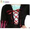 Carnival Festival Party Costume Pirates of the Caribbean Girls Purple Dress Pirate Stage Performance Costume